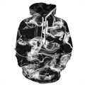 Mens Casual Scary Halloween costumes Lover Party Punk Rock Pullover Sweatshirts Streetwear - menochic